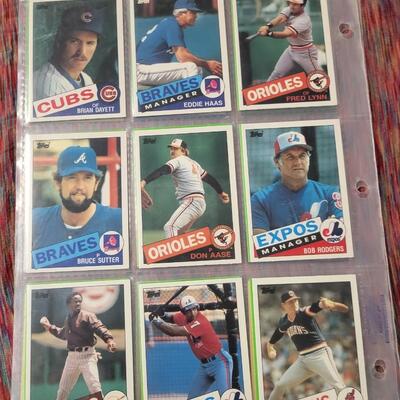 BASEBALL CARDS IN SLEEVE LOT #6