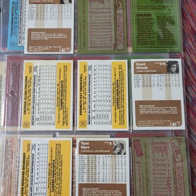 BASEBALL CARDS IN SLEEVE LOT #8