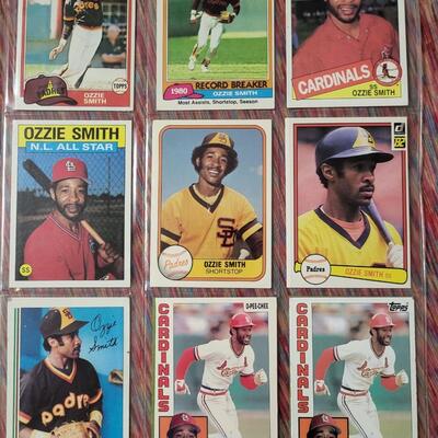 BASEBALL CARDS IN SLEEVE LOT #9