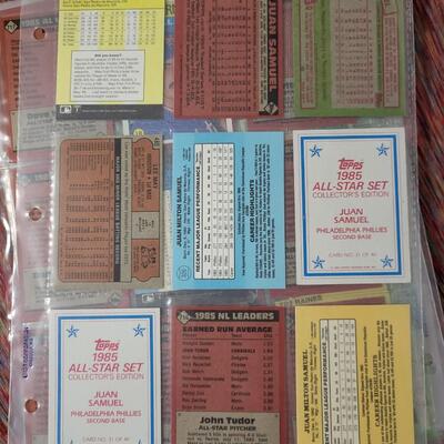 BASEBALL CARDS IN SLEEVE LOT #9