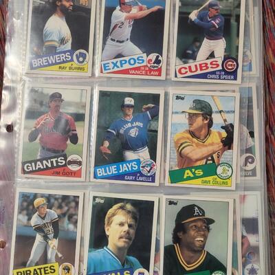 BASEBALL CARDS IN SLEEVE LOT #9