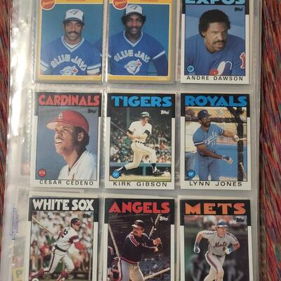 BASEBALL CARDS IN SLEEVE LOT #9