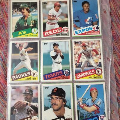 BASEBALL CARDS IN SLEEVE LOT #10