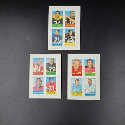 1969 TOPPS FOOTBALL MINI CARDS