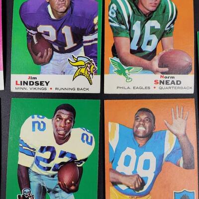 1969 TOPPS FOOTBALL COLLECTORS CARDS