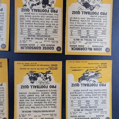 1967 TOPPS FOOTBALL CARDS