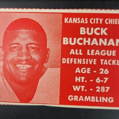 VINTAGE CHIEF FOOTBALL CUT OUT CARDS