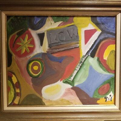 Signed Mid-Century Painting