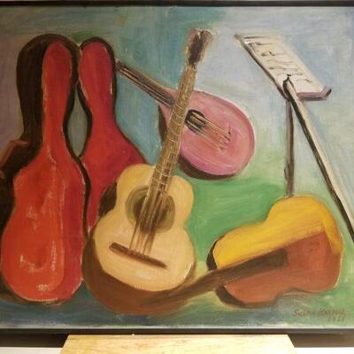 Signed Mid-Century Painting