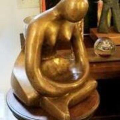 Mid-Century Art - Signed Bronze Sculpture