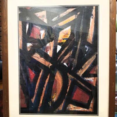 Signed Mid-Century Painting  Daniel Buckler