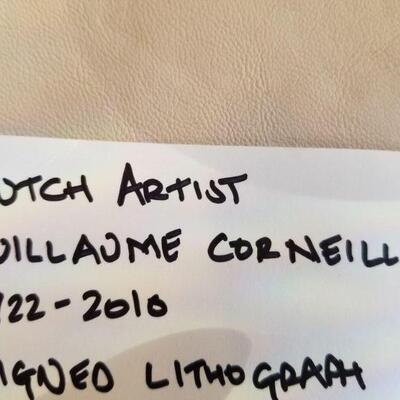 Info re artist lithograph in above 3 photos