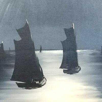 Signed Mid-Century Painting  