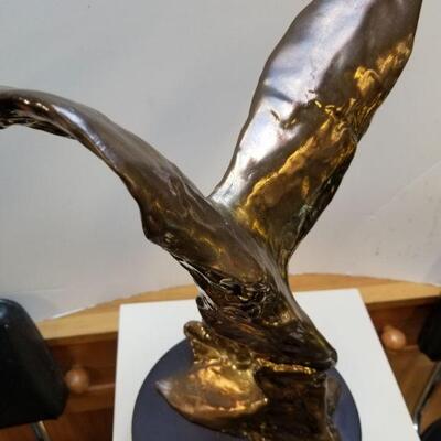 Mid-century organic Bronze finish sculpture