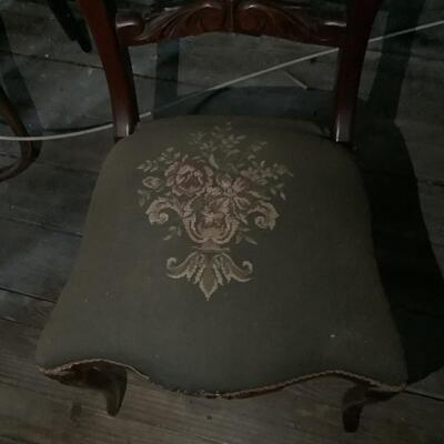 Chair- needlepoint