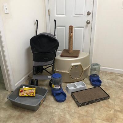 Pet Gear Stroller, Covered Litter Box, Cat Scratcher & More (PR-KM)