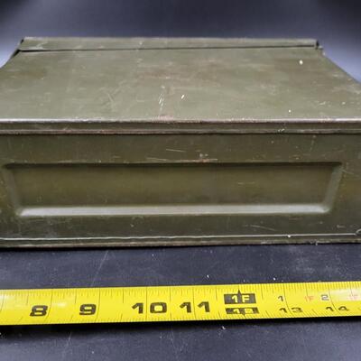 MILITARY 7.62MM M59 METAL AMMO CASE