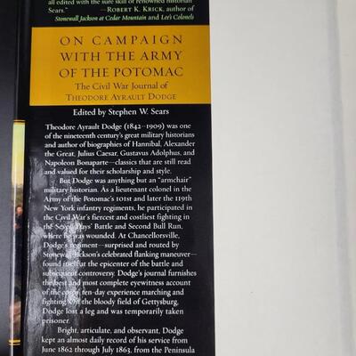 ON THE CAMPAIGN WITH THE ARMY OF THE POTOMAC HARDBACK BY STEVEN W. SEARS