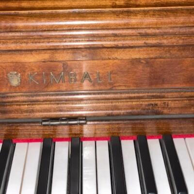 Kimball Upright Piano and Bench 88 Keys Three Pedal - jb11264