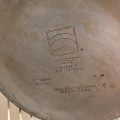 2 Mirro Pressure Cookers & West Bend Vintage Cook Skillet (PR-KM)