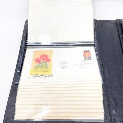 1992 â€œAMERICAN WILD FLOWERSâ€ FIRST DAY COVER STAMP BOOK