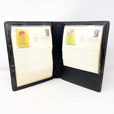 1992 â€œAMERICAN WILD FLOWERSâ€ FIRST DAY COVER STAMP BOOK