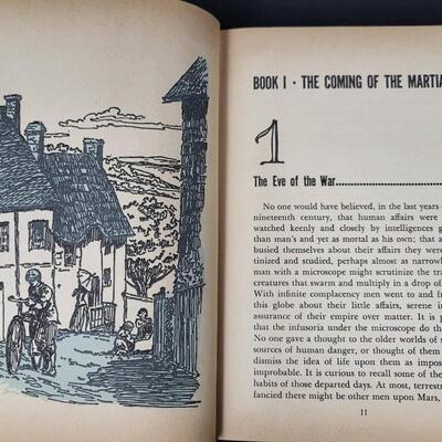 1964 HG WELLS "WAR OF THE WORLDS" HARDBACK