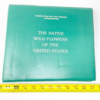 1992 â€œNATIVE WILDFLOWERS OF THE UNITED STATESâ€ FIRST DAY COVERS STAMP BOOK