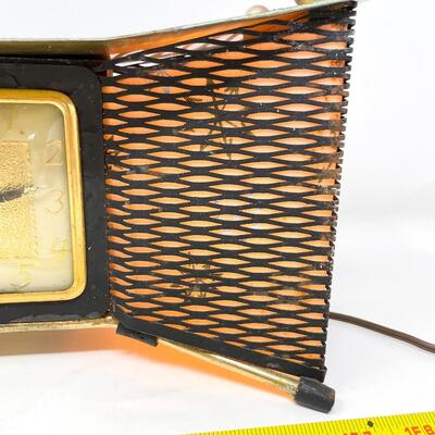 VINTAGE UNITED BOW TIE LAMP & CLOCK - PLEASE READ DESCRIPTION!