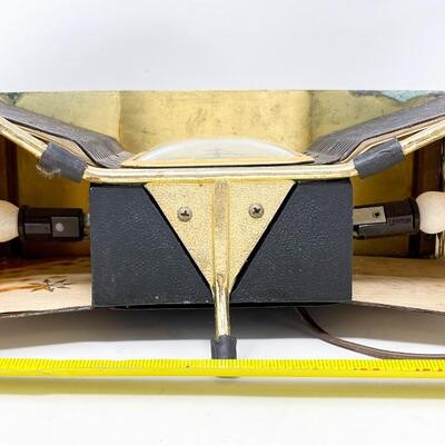 VINTAGE UNITED BOW TIE LAMP & CLOCK - PLEASE READ DESCRIPTION!