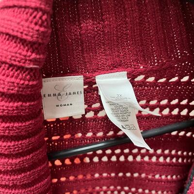 Croft & Barrow Plus More Sweaters, Turtlenecks, Cardigans (24 Total) Size XL/1X (MBB-JF)