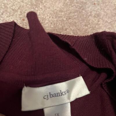 Croft & Barrow Plus More Sweaters, Turtlenecks, Cardigans (24 Total) Size XL/1X (MBB-JF)