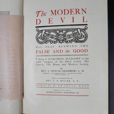 1903 THE MODERN DEVIL HARDBACK REV. I. MENCH CHAMBERS A.M