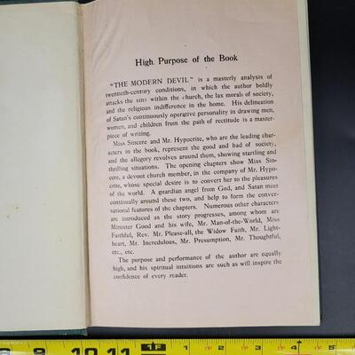 1903 THE MODERN DEVIL HARDBACK REV. I. MENCH CHAMBERS A.M