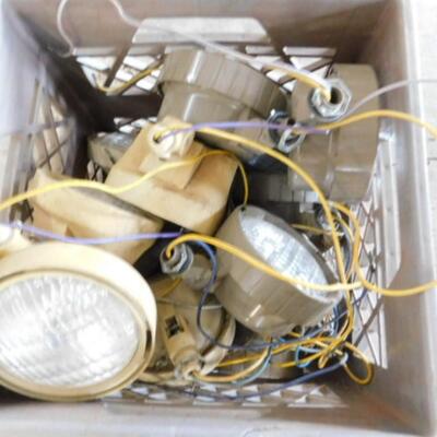 Security Outdoor Hardwire Lights Approximately 15ct