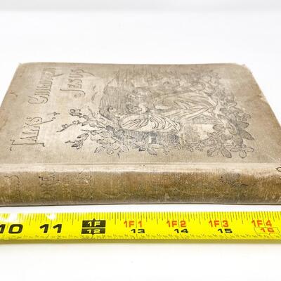 1890 â€œTALKS TO CHILDREN ABOUT JESUSâ€ BY G. E. MORTON HARDBACK BOOK