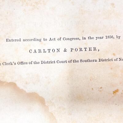 1859 â€œAUTOBIOGRAPHY OF PETER CARTWRIGHT, THE BACKWOODS PREACHERâ€ HARDBACK BOOK