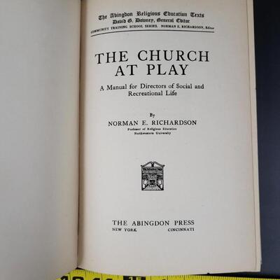 THE CHURCH AT PLAY HARDBACK BOOK NORMAN E. RICHARDSON