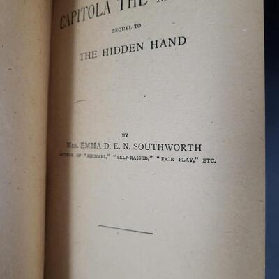 THE HIDDEN HAND & CAPITOLA, THE MAD CAP HARDBACK BOOK SET