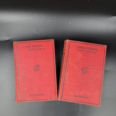 THE HIDDEN HAND & CAPITOLA, THE MAD CAP HARDBACK BOOK SET