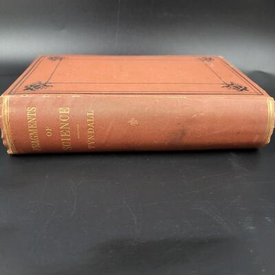 1877 FRAGMENTS OF SCIENCE HARDBACK BOOK BY TYNDALL