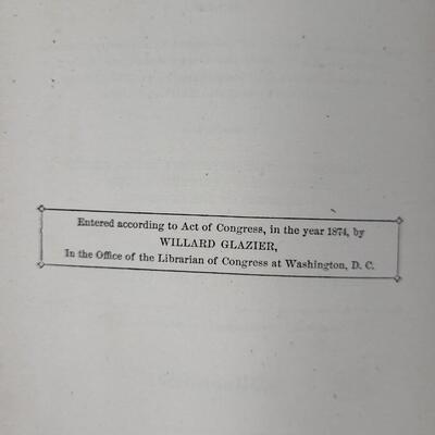 1878 BATTLES FOR THE UNION HARDBACK BY CAPTAIN WILLARD GLAZIER