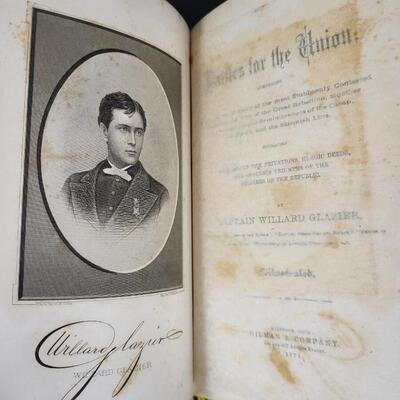 1878 BATTLES FOR THE UNION HARDBACK BY CAPTAIN WILLARD GLAZIER