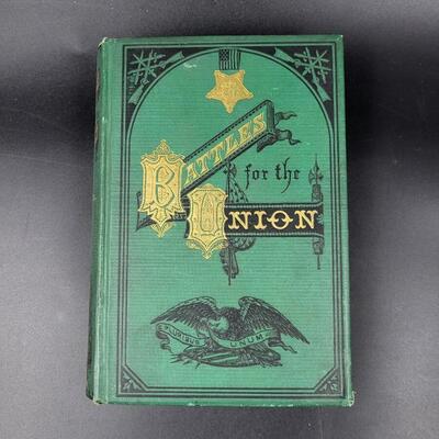 1878 BATTLES FOR THE UNION HARDBACK BY CAPTAIN WILLARD GLAZIER