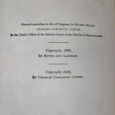 FOLLOWING THE FLAG HARDBACK BY CHARLES CARLETON COFFIN