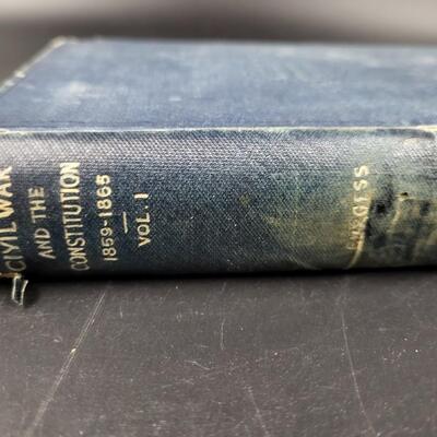 1901 CIVIL WAR & THE CONSTITUTION 1859 - 1865 VOL 1