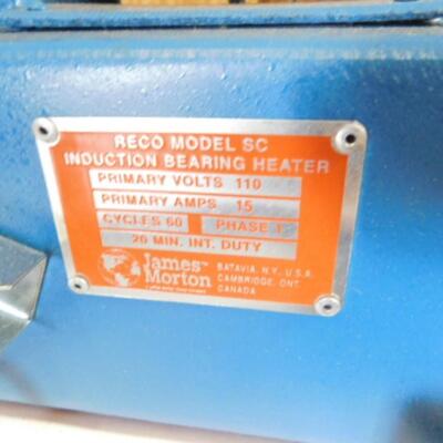 Reco Model SC Induction Bearing Heater with Three Various Size Bars Like New