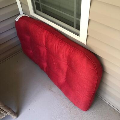 Red Bench Cushion, Chair Cushions & More (P-KM)