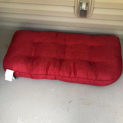Red Bench Cushion, Chair Cushions & More (P-KM)