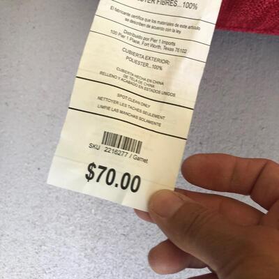 Red Bench Cushion, Chair Cushions & More (P-KM)